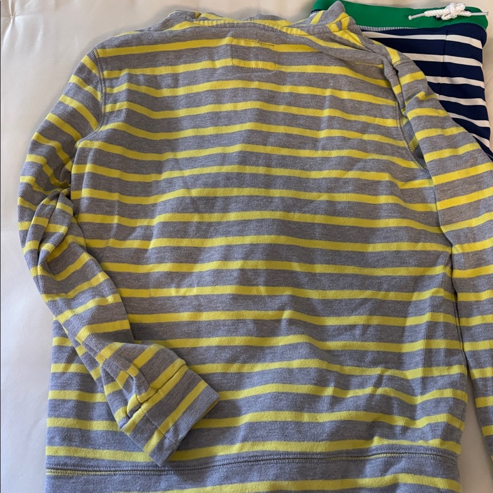Mini Boden bundle! Hoodie zip-up, pull on pants and swim bottom. All size 7/8 - Picture 8 of 9